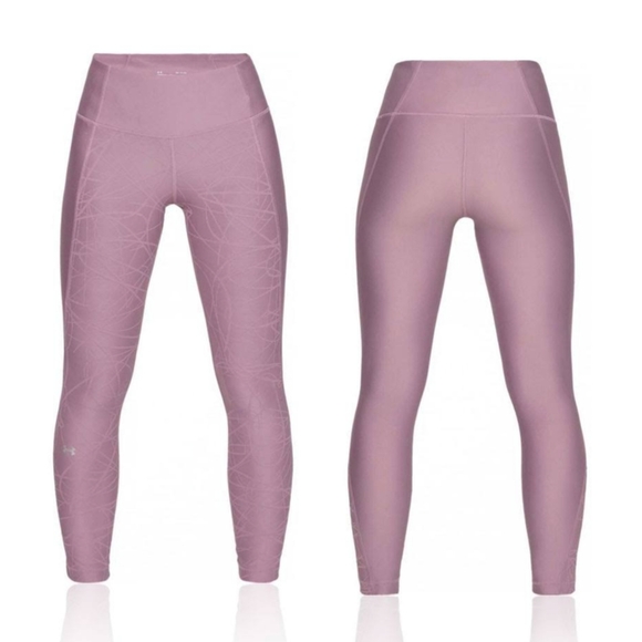 Under Armour Jacquard Ankle Crop Leggings - Picture 5 of 8